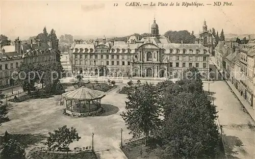 AK / Ansichtskarte Caen La Place de la Republique Caen