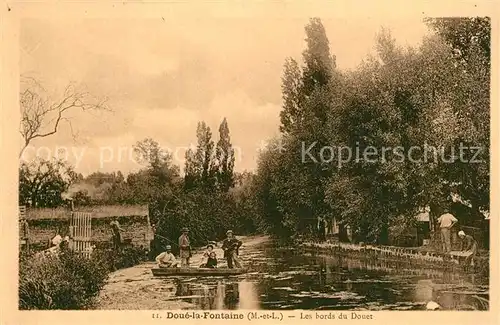 AK / Ansichtskarte Doue la Fontaine Les bords du Douet Doue la Fontaine