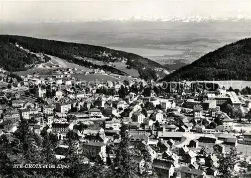 AK / Ansichtskarte Sainte_Croix_VD et les Alpes Sainte_Croix_VD