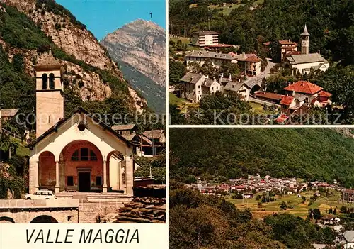 AK / Ansichtskarte Valle_Maggia Chiesa Rovana Cevio Bignasco Cavergno Valle_Maggia