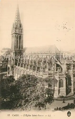 AK / Ansichtskarte Caen Eglise Saint Pierre Caen