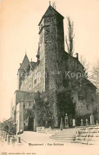 AK / Ansichtskarte Rapperswil_BE Das Schloss Rapperswil BE