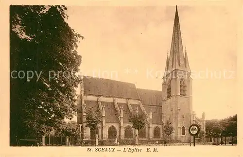 AK / Ansichtskarte Sceaux_Seine Eglise Kirche Sceaux Seine