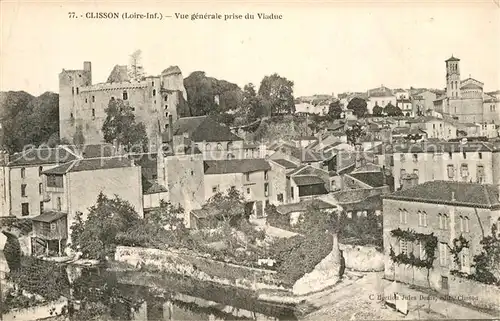 AK / Ansichtskarte Clisson Vue generale prise du viaduc Clisson