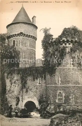 Fougeres Chateau Tour du Hallay Fougeres