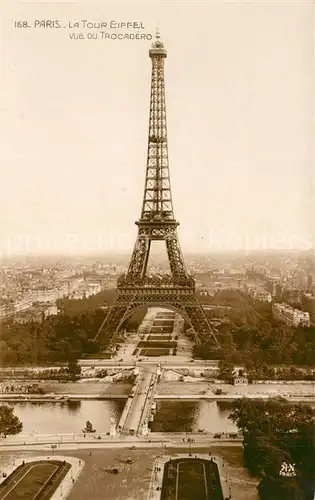 Eiffelturm_La_Tour_Eiffel Paris Vue du Trocadero Eiffelturm_La_Tour_Eiffel