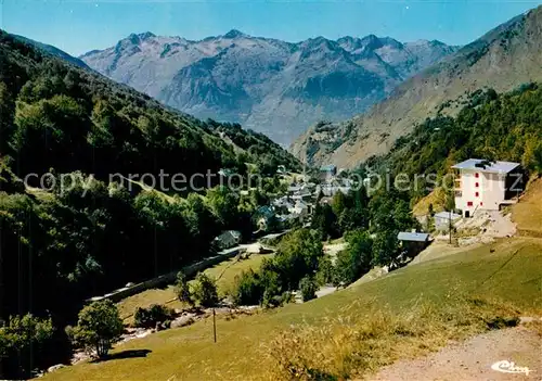 Bareges Vue generale et massif d Ardiden Bareges