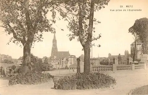 AK / Ansichtskarte Metz_Moselle Vue prise de l Esplanade Metz_Moselle