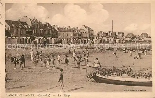 AK / Ansichtskarte Langrune sur Mer La plage Langrune sur Mer