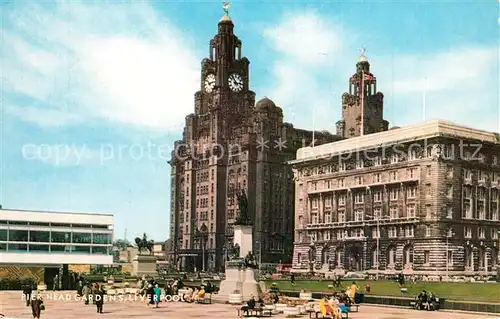 Liverpool Pier Head Gardens Liverpool