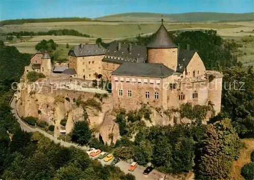 Schloss_Waldeck Fliegeraufnahme am Edersee Burghotel Schloss Waldeck