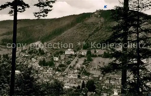 AK / Ansichtskarte Wildbad_Schwarzwald Panorama Wildbad_Schwarzwald