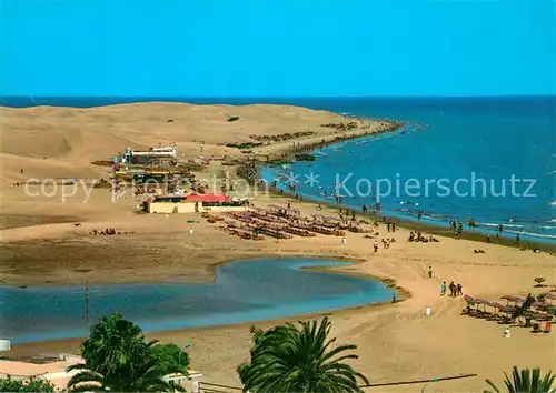 AK / Ansichtskarte Playa_de_Maspalomas Strand Playa_de_Maspalomas