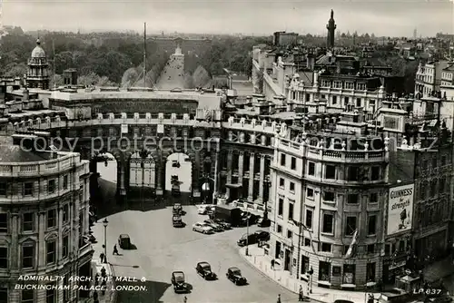 AK / Ansichtskarte London Admiralty Arch the Mall and Buckingham Palace London