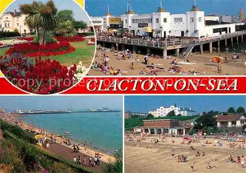 Clacton on Sea Park Flowers Beach Coast Clacton on Sea