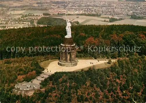 AK / Ansichtskarte Teutoburgerwald Hermannsdenkmal Fliegeraufnahme Teutoburgerwald