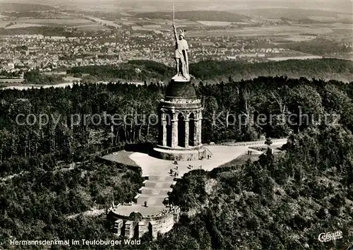 AK / Ansichtskarte Teutoburgerwald Hermannsdenkmal Fliegeraufnahme Teutoburgerwald