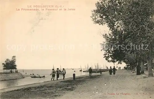 AK / Ansichtskarte Le_Pouliguen Promenade Passeur et Jetee Le_Pouliguen