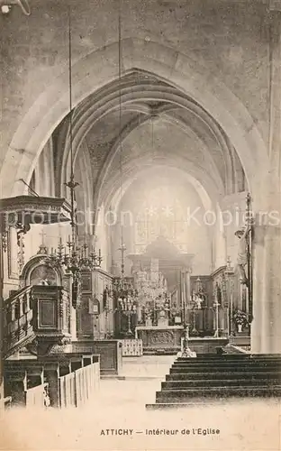 Attichy Interieur de l eglise Attichy