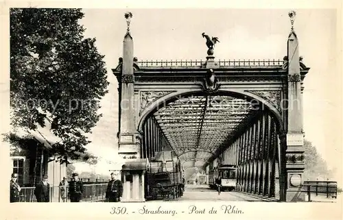 Strasbourg_Alsace Pont du Rhin Strasbourg Alsace