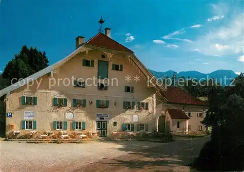 Weissbach_Bad_Reichenhall Gasthaus und oekonomie Obermuehle Weissbach_Bad_Reichenhall