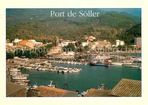 AK / Ansichtskarte Port_de_Soller Fliegeraufnahme Port 