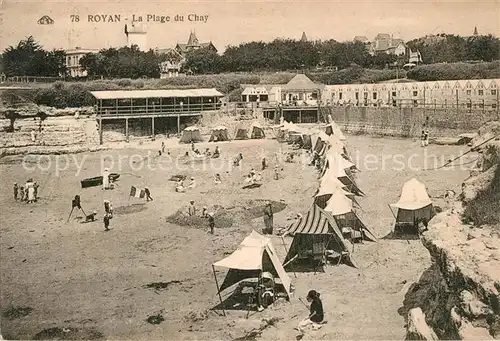 AK / Ansichtskarte Royan_Charente Maritime Plage du Chay Royan Charente Maritime