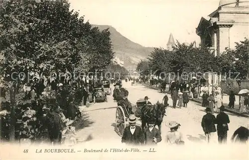 AK / Ansichtskarte La_Bourboule Boulevard de l Hotel de Ville La_Bourboule