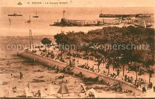 AK / Ansichtskarte Royan_Charente Maritime Le Square Botton Plage Port Royan Charente Maritime