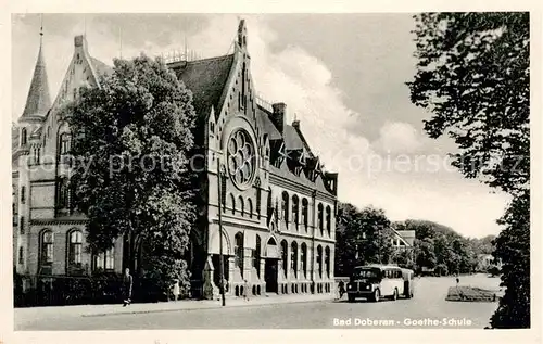 AK / Ansichtskarte Bad_Doberan Goetheschule Bad_Doberan