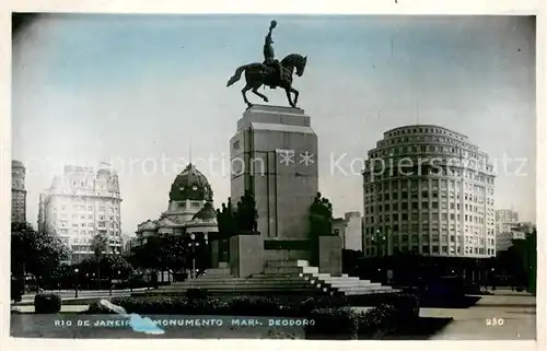 AK / Ansichtskarte Rio_de_Janeiro Monumento a Marechal Deodoro Denkmal Rio_de_Janeiro