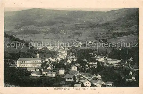 AK / Ansichtskarte Orbey_Haut_Rhin Vue panoramique Orbey_Haut_Rhin