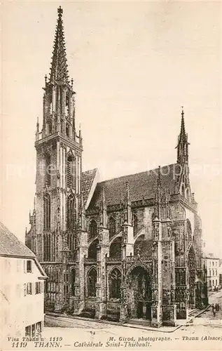 AK / Ansichtskarte Thann_Haut_Rhin_Elsass Cathedrale Saint Thi?bault Thann_Haut_Rhin_Elsass