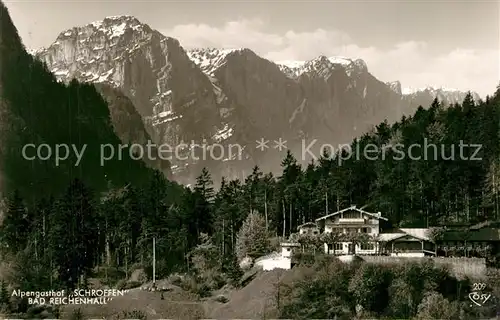 AK / Ansichtskarte Bad_Reichenhall Alpengasthof Schroffen Bad_Reichenhall