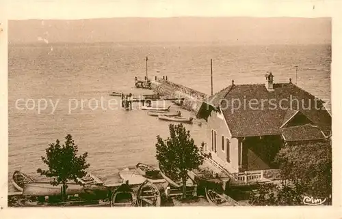 AK / Ansichtskarte Chens sur Leman Le port Lac Leman Chens sur Leman