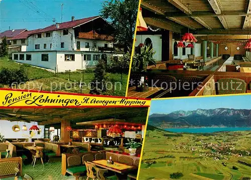 AK / Ansichtskarte Hipping_St_Georgen Pension Lohninger Gastraeume Panorama Hipping_St_Georgen