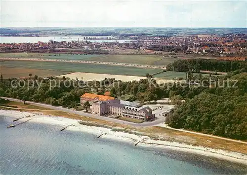 AK / Ansichtskarte Nyborg Hotel Nyborg Strand Fliegeraufnahme Nyborg