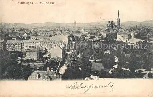 AK / Ansichtskarte Mulhouse_Muehlhausen Panorama Mulhouse Muehlhausen