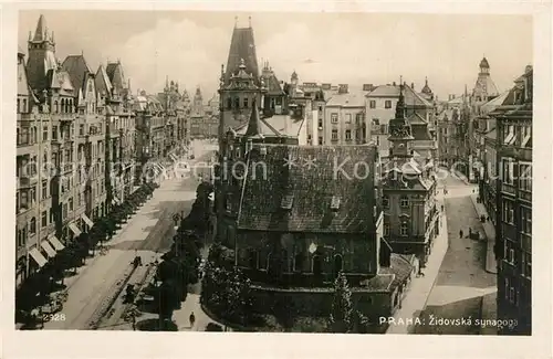 AK / Ansichtskarte Praha_Prahy_Prague Zidovska synagoga Praha_Prahy_Prague