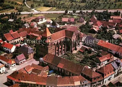 AK / Ansichtskarte Marmoutier Vue aerienne de lancienne Abbaye Benedictine avec l Abbatiale Marmoutier