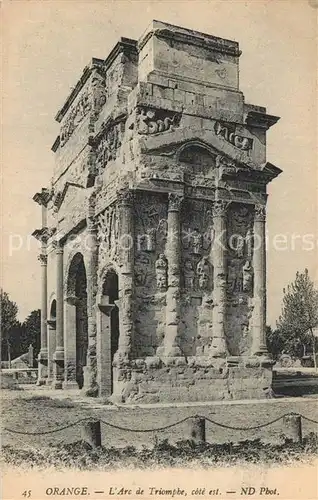 AK / Ansichtskarte Orange_Vaucluse Arc de Triomphe cote est Orange Vaucluse