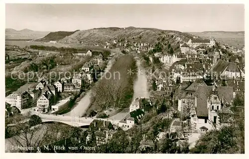 AK / Ansichtskarte Tuebingen Panorama Blick ueber den Necker von Osten Tuebingen