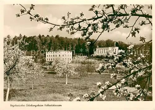 AK / Ansichtskarte Volkertshausen Vegetarisches Erholungsheim Samariter Schwestern e.V. Baumbluete Volkertshausen