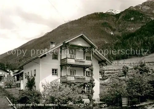 AK / Ansichtskarte Neustift_Stubaital_Tirol Gaestehaus Haus Egger Kampl Neustift_Stubaital_Tirol