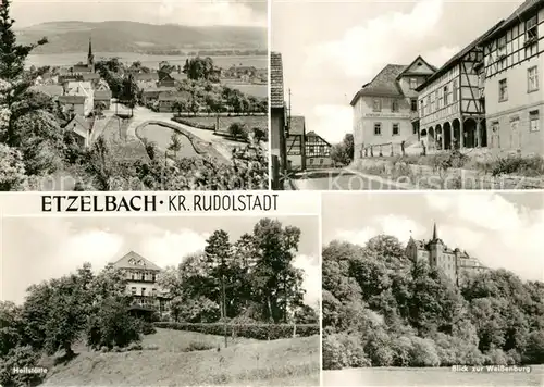 AK / Ansichtskarte Etzelbach_Uhlstaedt Kirchhasel Teilansichten Etzelbach