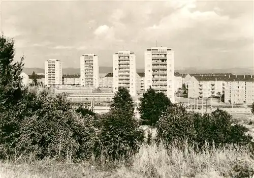 AK / Ansichtskarte Plauen_Vogtland Blick zu den Punkthaeusern Plauen_Vogtland