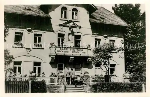 AK / Ansichtskarte Kipsdorf Cafe Pietsch Baeckerei Konditorei Kipsdorf