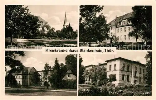 AK / Ansichtskarte Blankenhain_Thueringen Kreiskrankenhaus Details Blankenhain_Thueringen