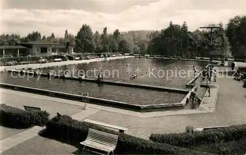 AK / Ansichtskarte Friedrichroda Schwimmbad Freibad Friedrichroda