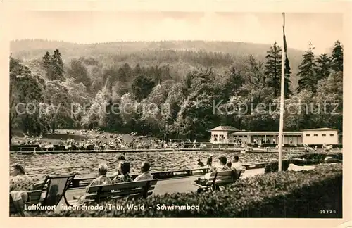 AK / Ansichtskarte Friedrichroda Waldschwimmbad Luftkurort Friedrichroda